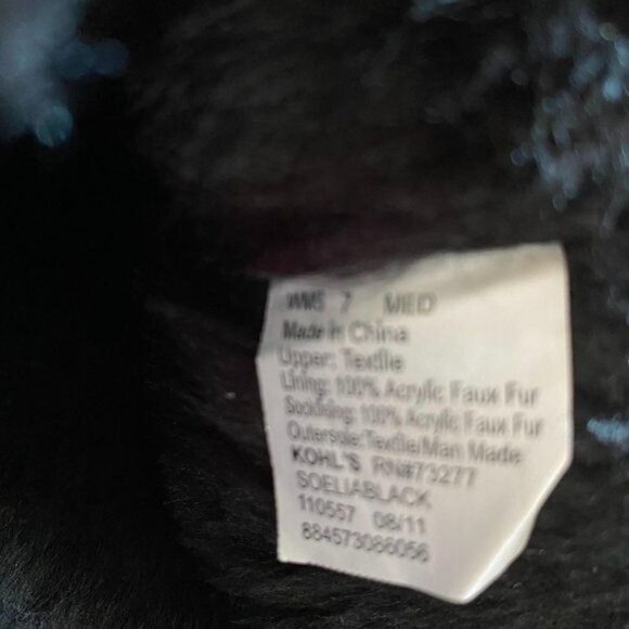 So Black Boots with Buckles Womens Size 7 - Picture 13 of 13